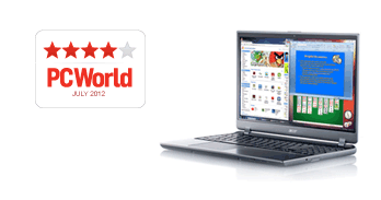 PCWorld Star Rating 4 out of 5 - July 2012
